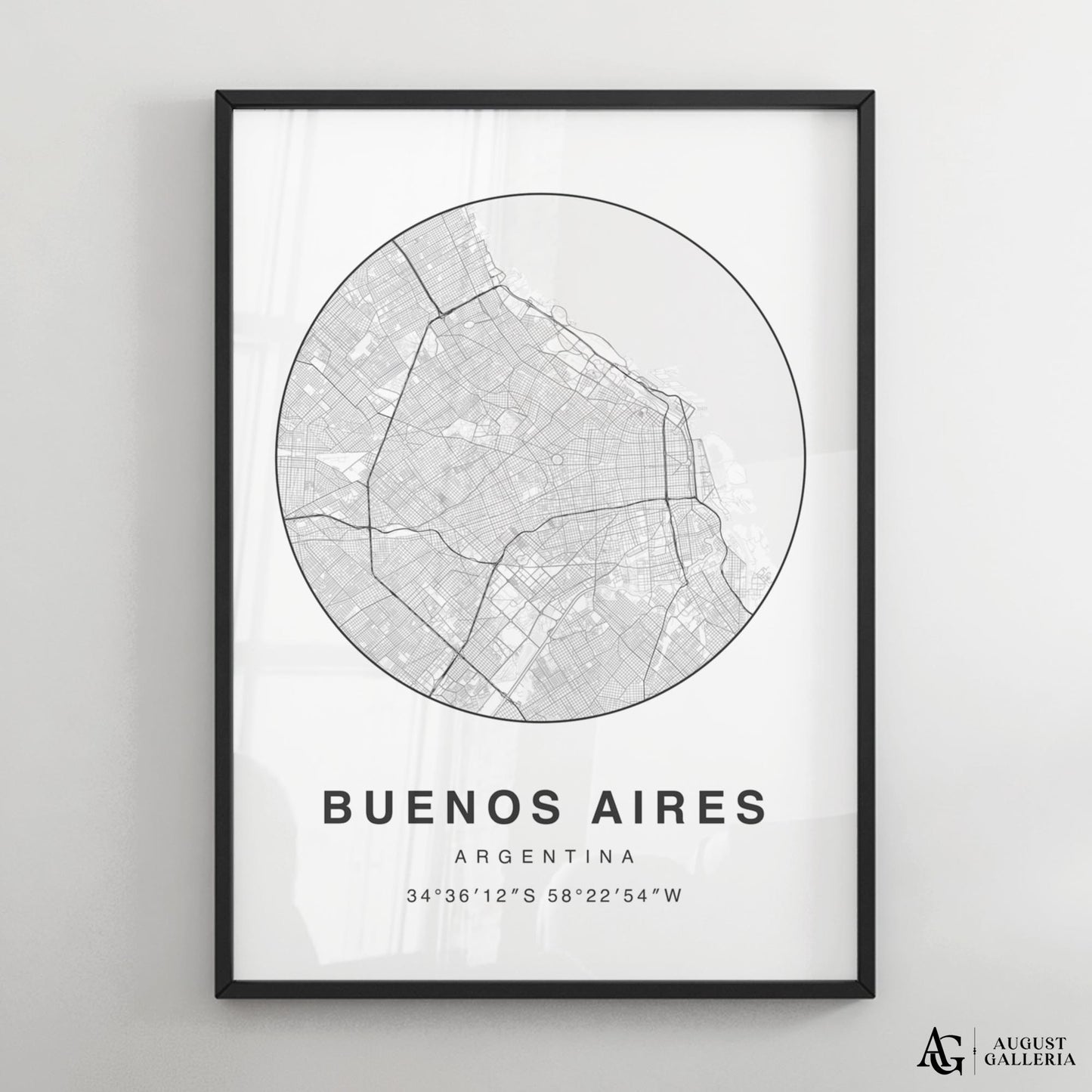 Buenos Aires Minimalist Map