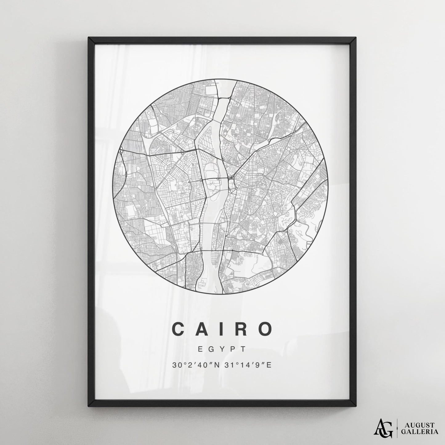 Cairo Minimalist Map