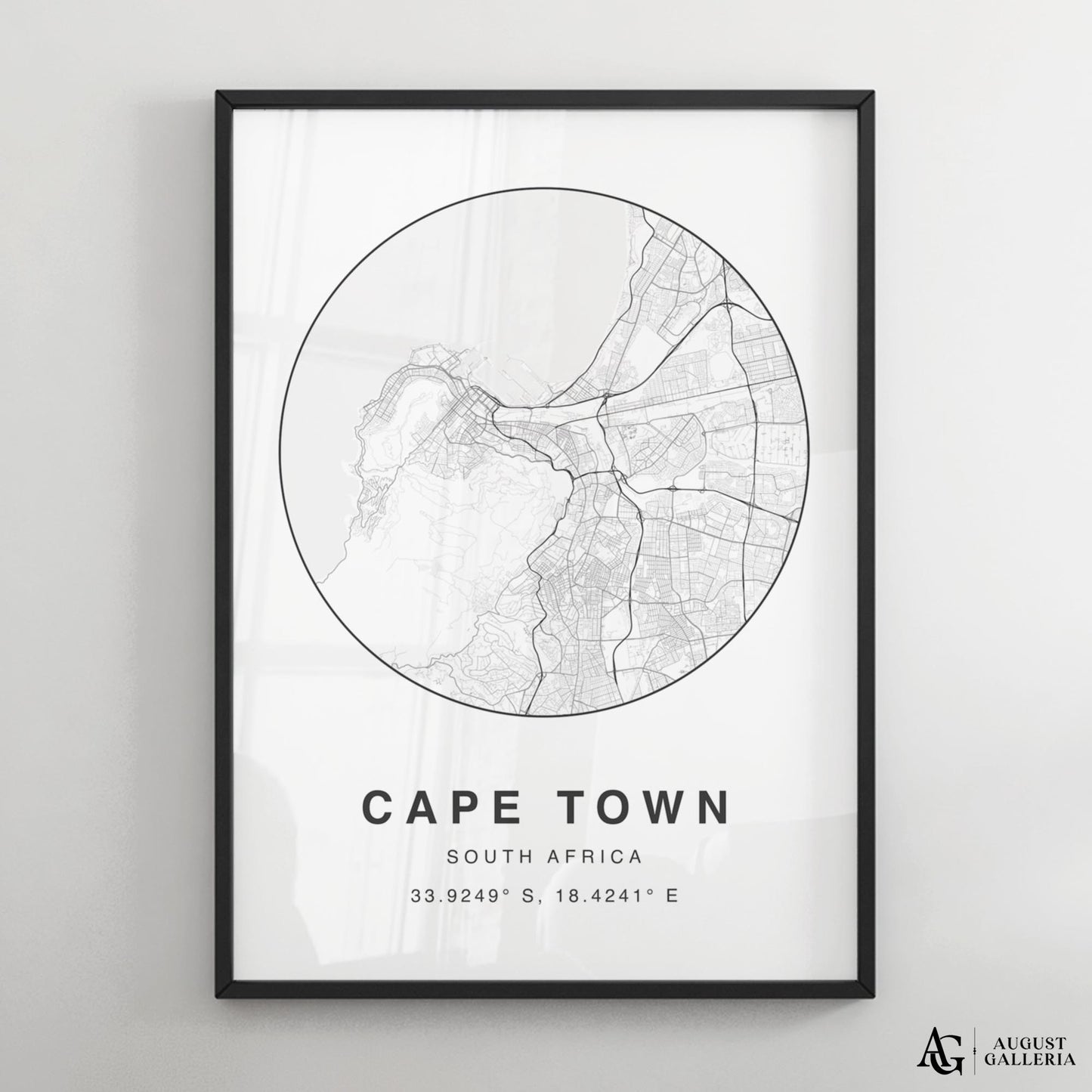 Cape Town Minimalist Map