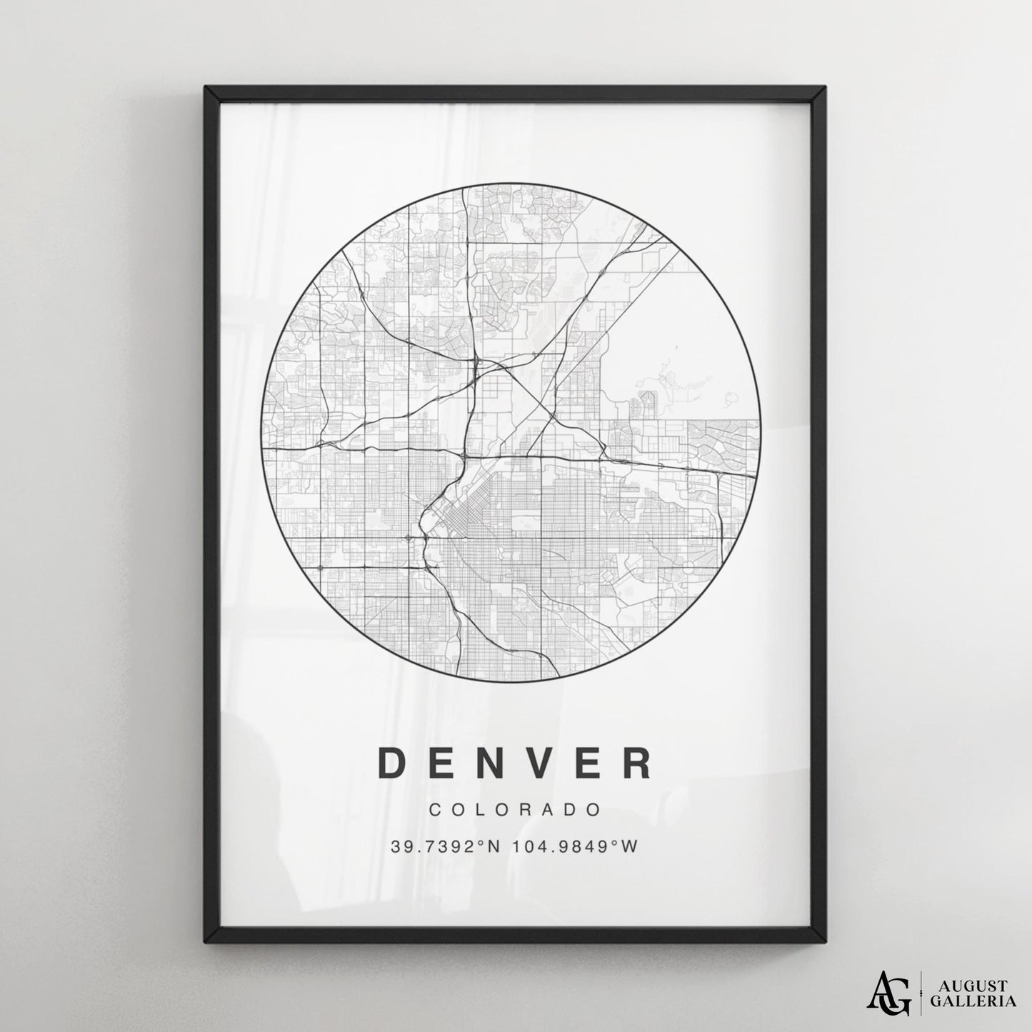 Denver Minimalist Map
