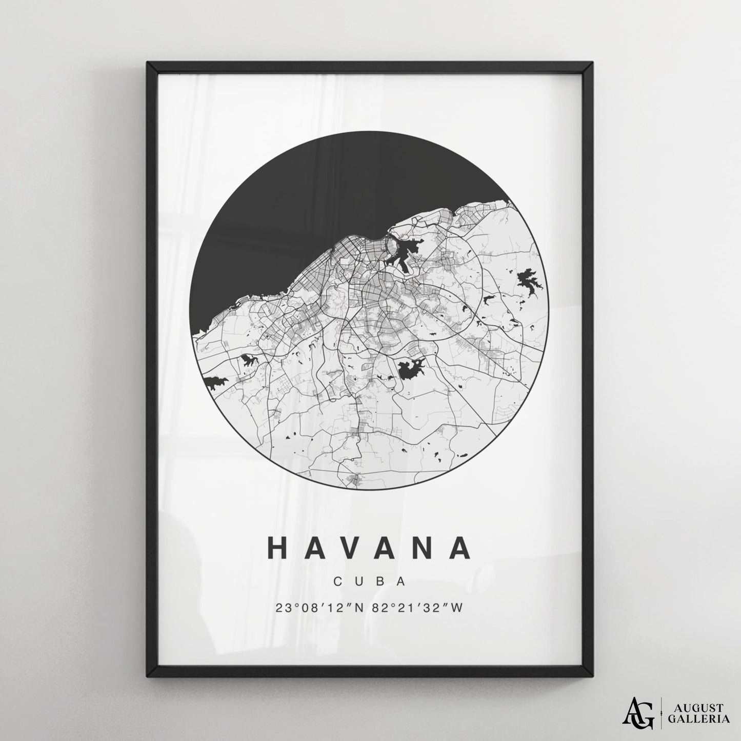 Havana Minimalist Map