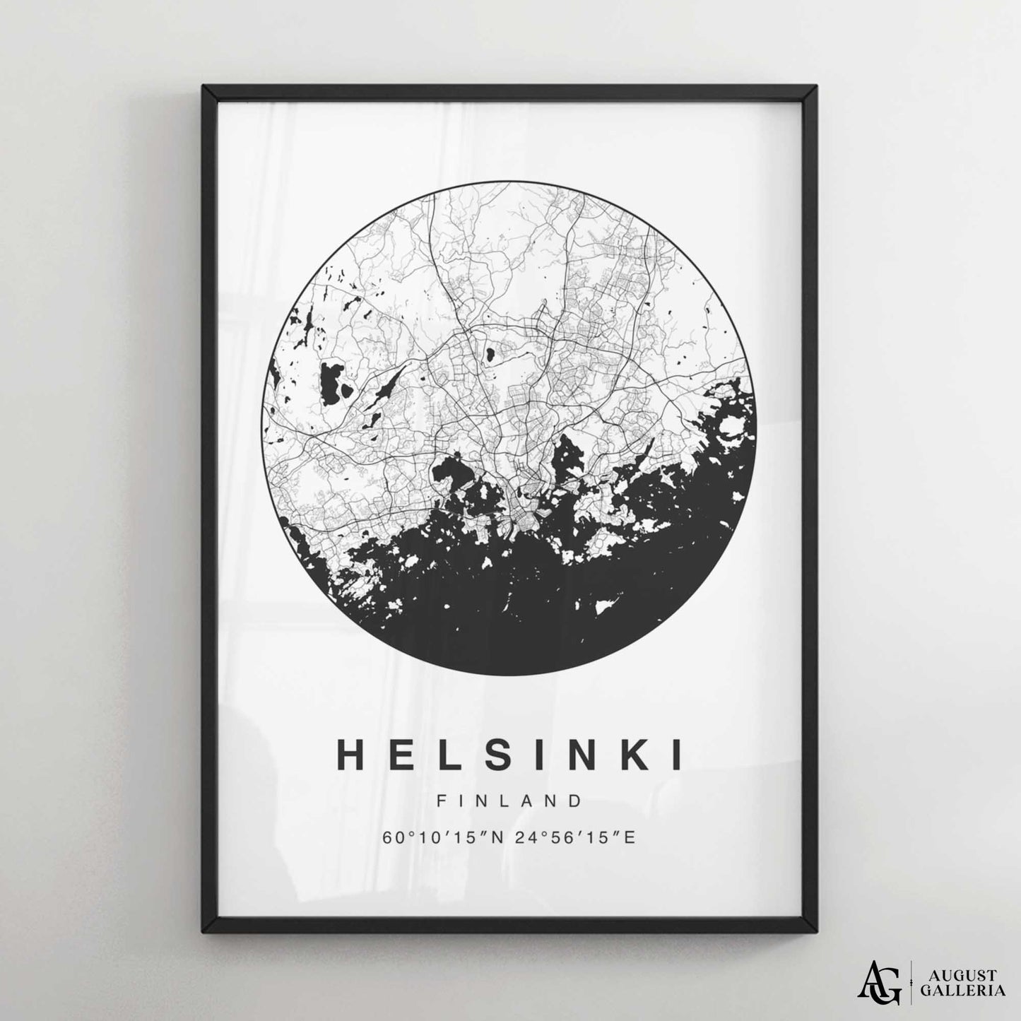 Helsinki Minimalist Map