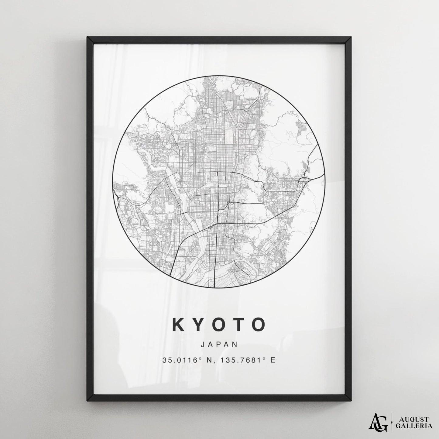 Kyoto Minimalist Map
