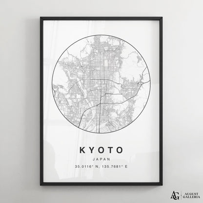Kyoto Minimalist Map
