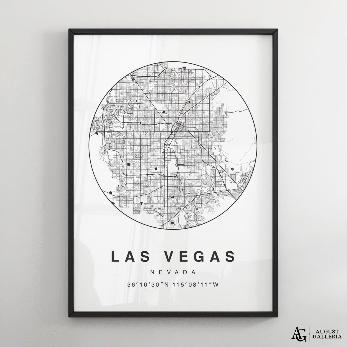 Las Vegas Minimalist Map