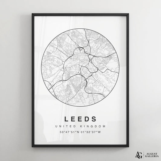 Leeds Minimalist Map