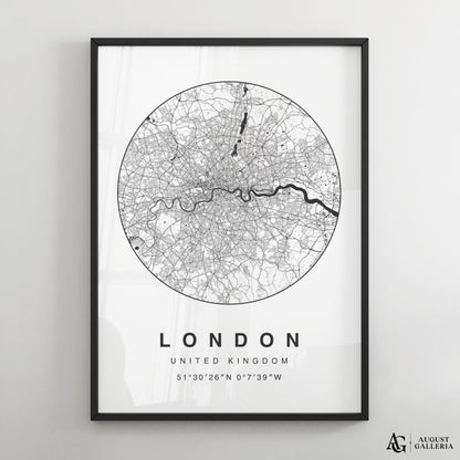 London Minimalist Map