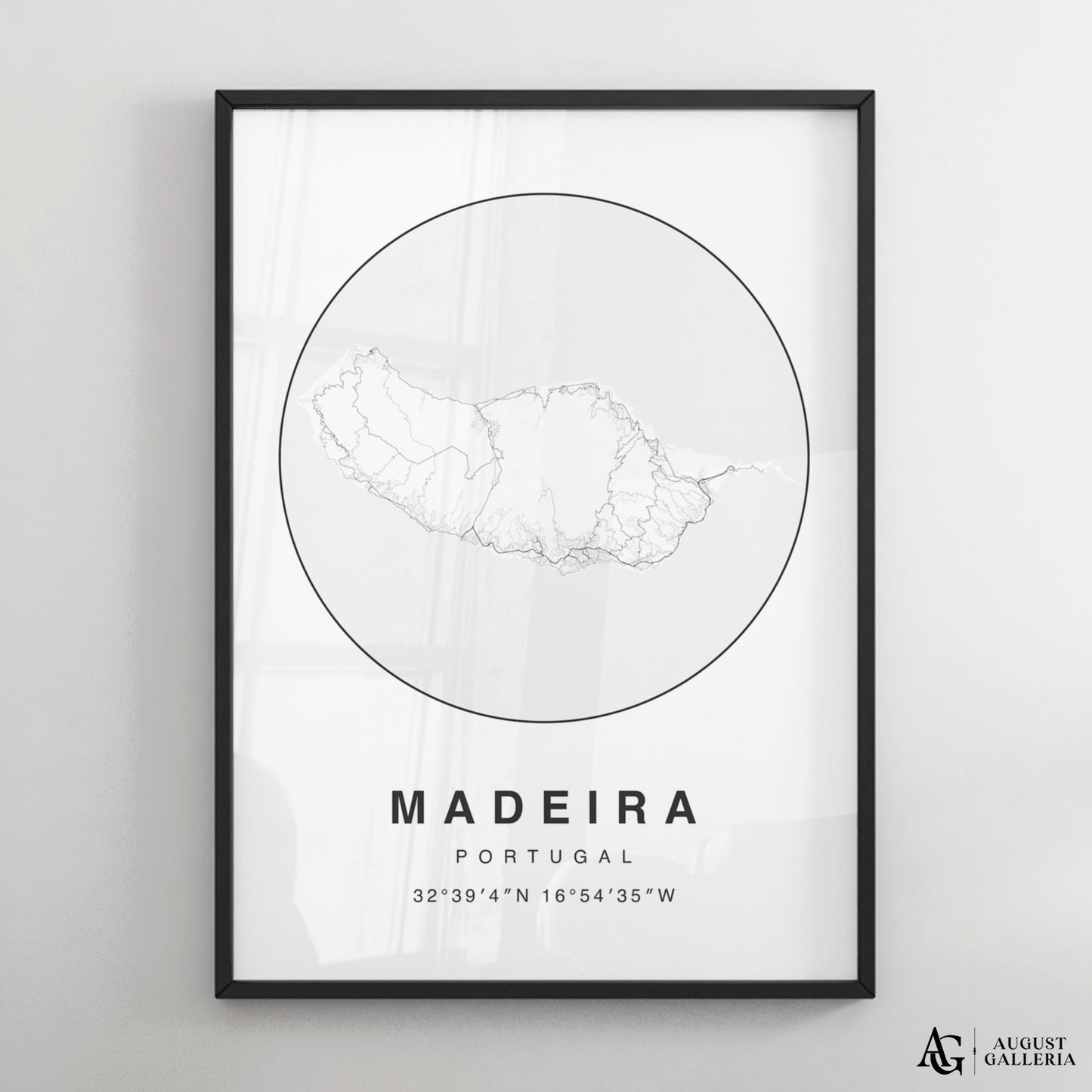 Madeira Minimalist Map