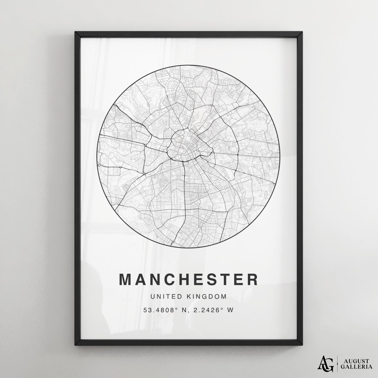 Manchester Minimalist Map