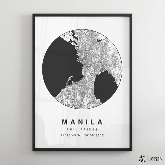 Manila Minimalist Map