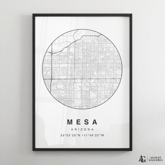 Mesa Minimalist Map