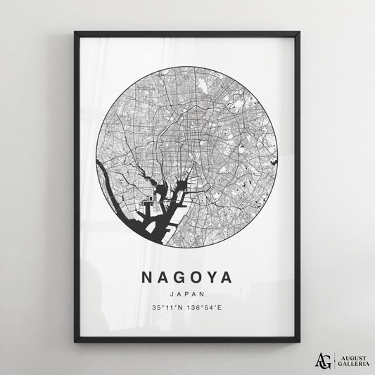 Nagoya Minimalist Map