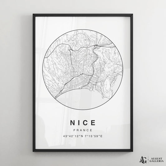 Nice Minimalist Map