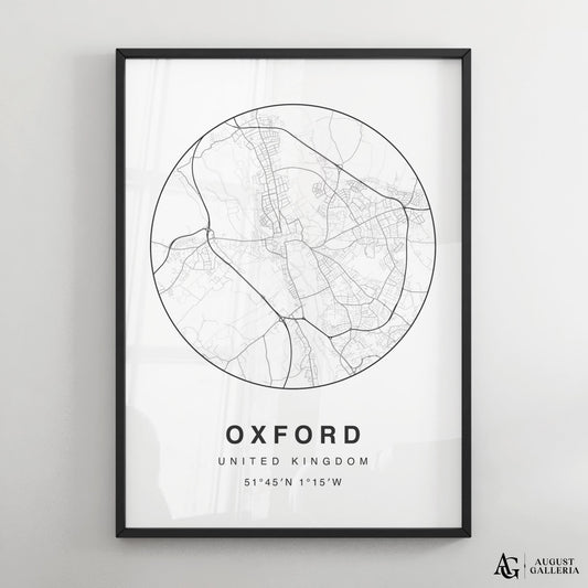 Oxford Minimalist Map