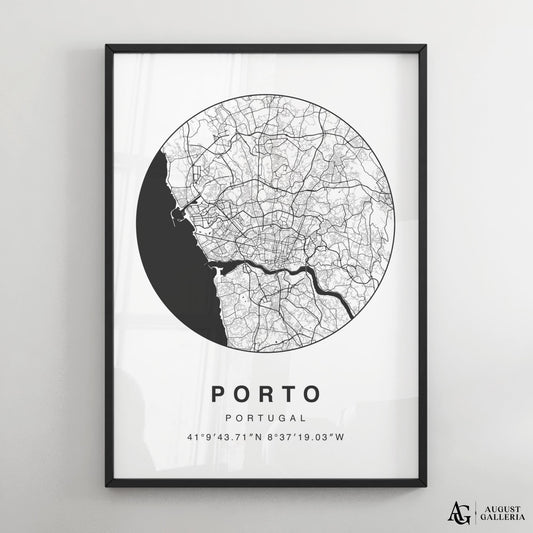 Porto Minimalist Map