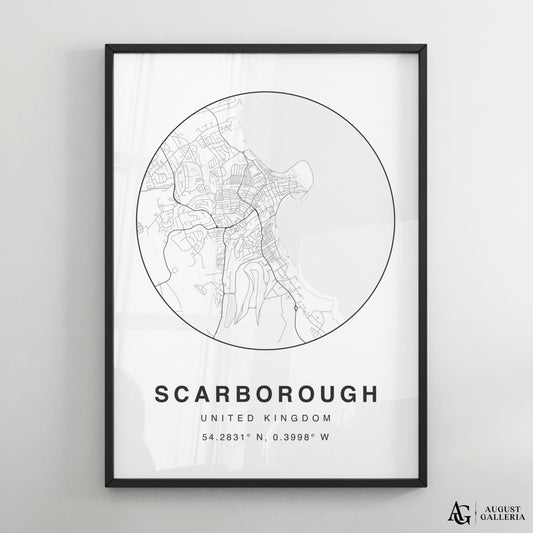 Scarborough Minimalist Map