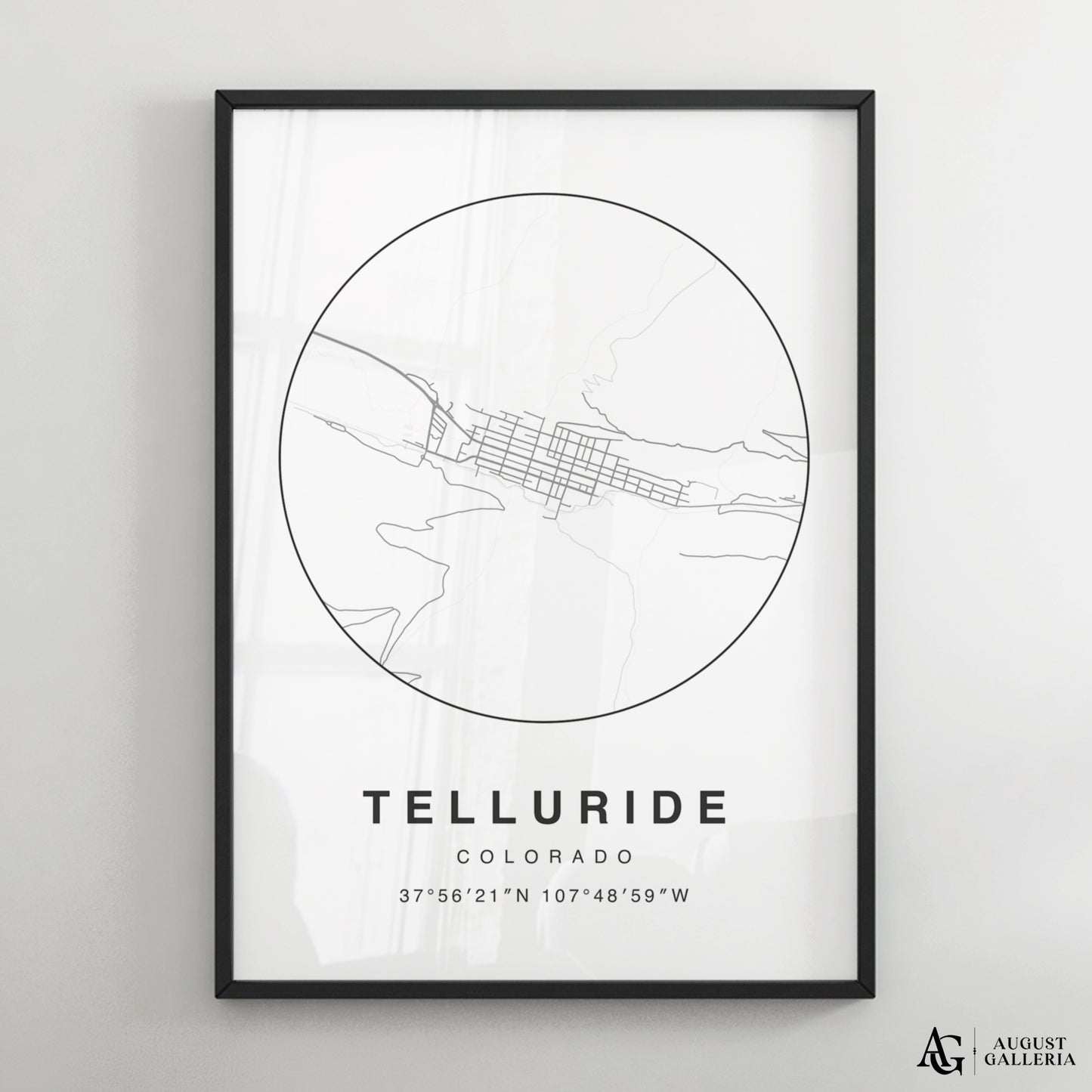 Telluride Minimalist Map