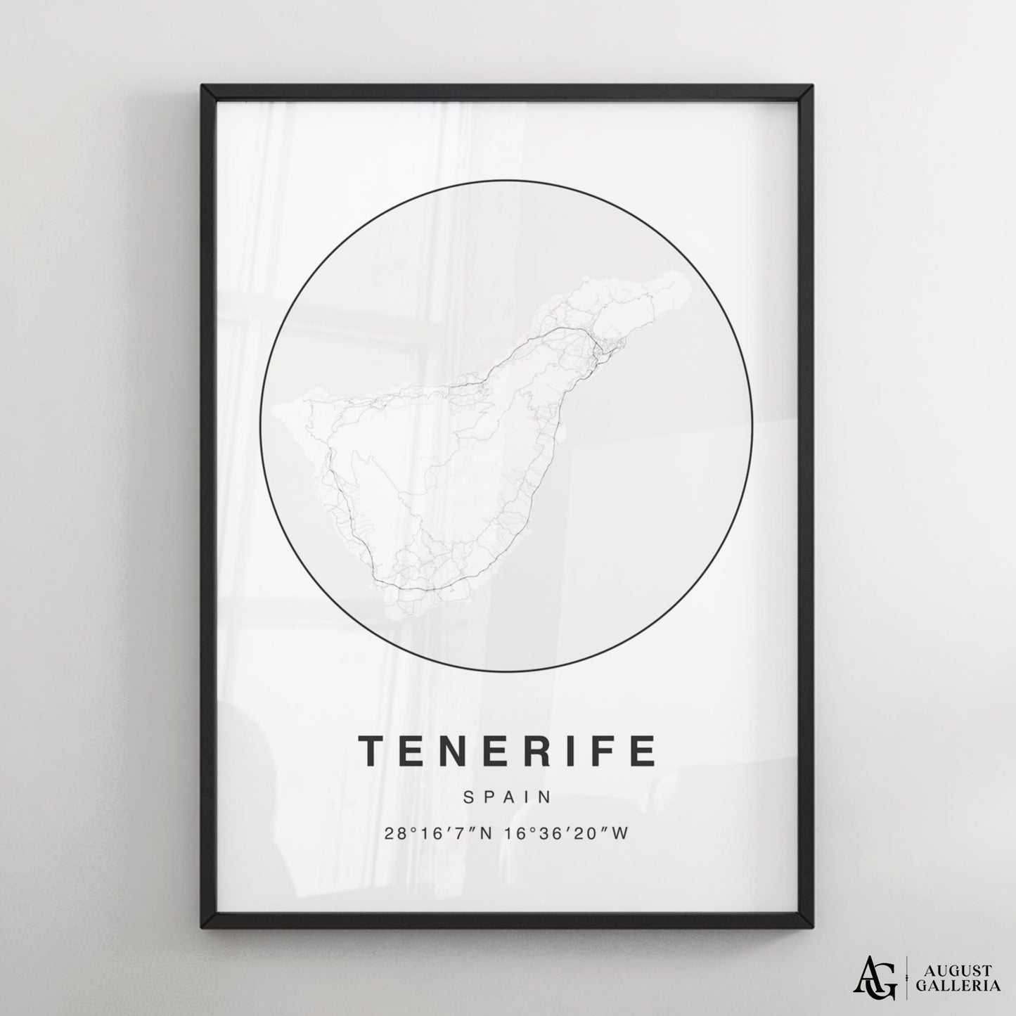 Tenerife Minimalist Map