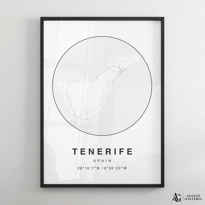 Tenerife Minimalist Map