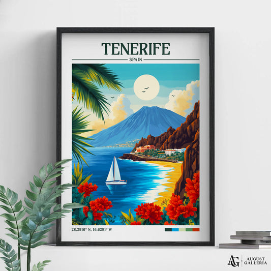 Tenerife Travel Print