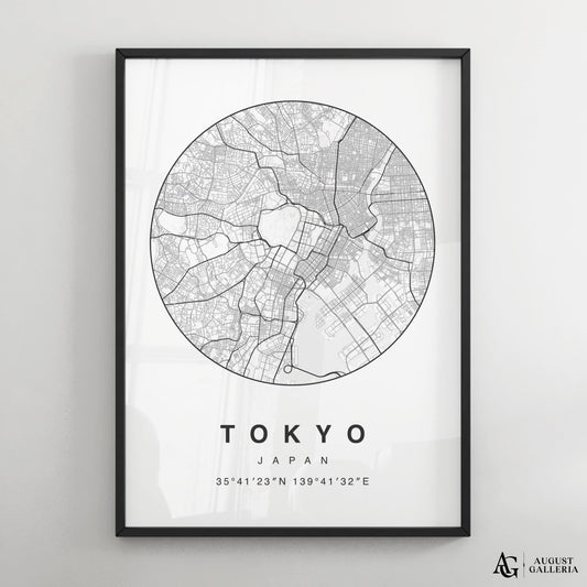 Tokyo Minimalist Map