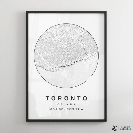 Toronto Minimalist Map