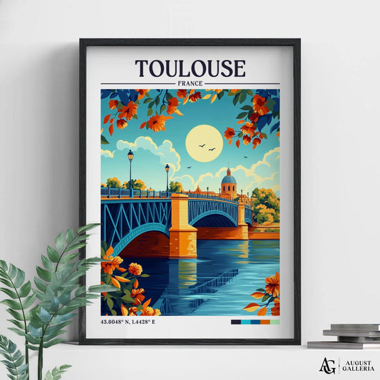 Toulouse France Travel Print