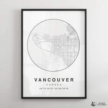 Vancouver Minimalist Map