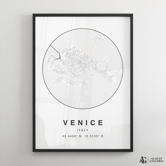 Venice Minimalist Map