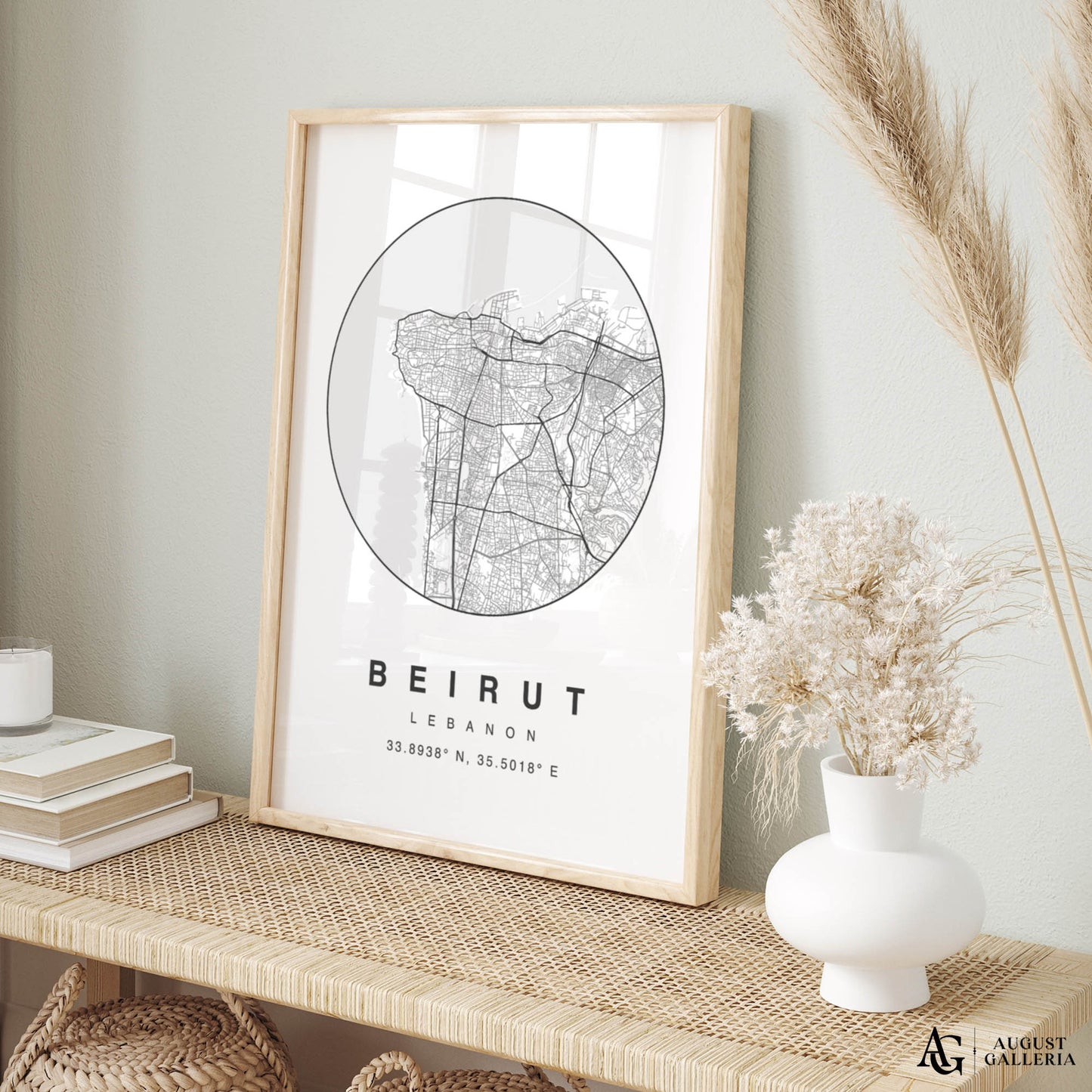 Beirut Minimalist Map