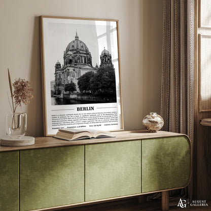 Berlin Black & White City Print