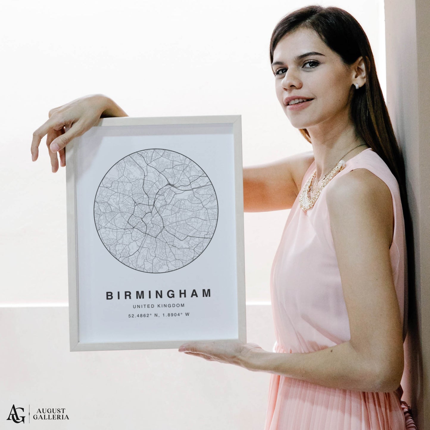 Birmingham Minimalist Map