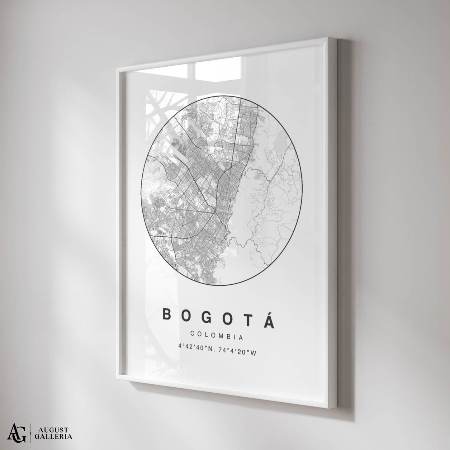 Bogota Minimalist Map