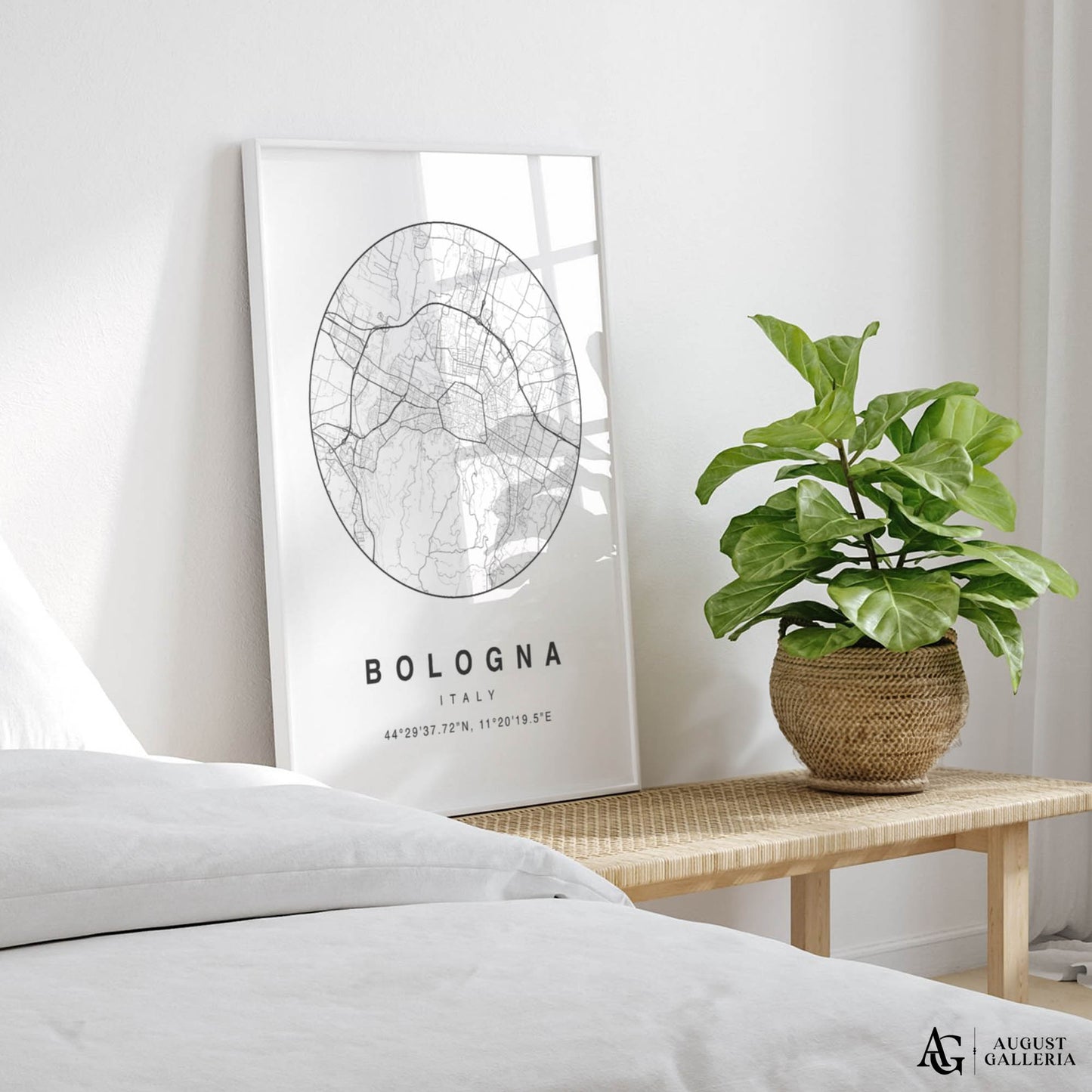Bologna Minimalist Map