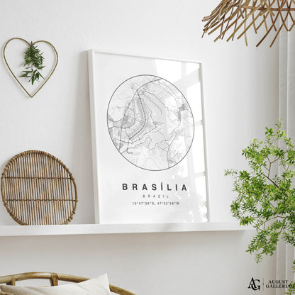 Brasilia Minimalist Map