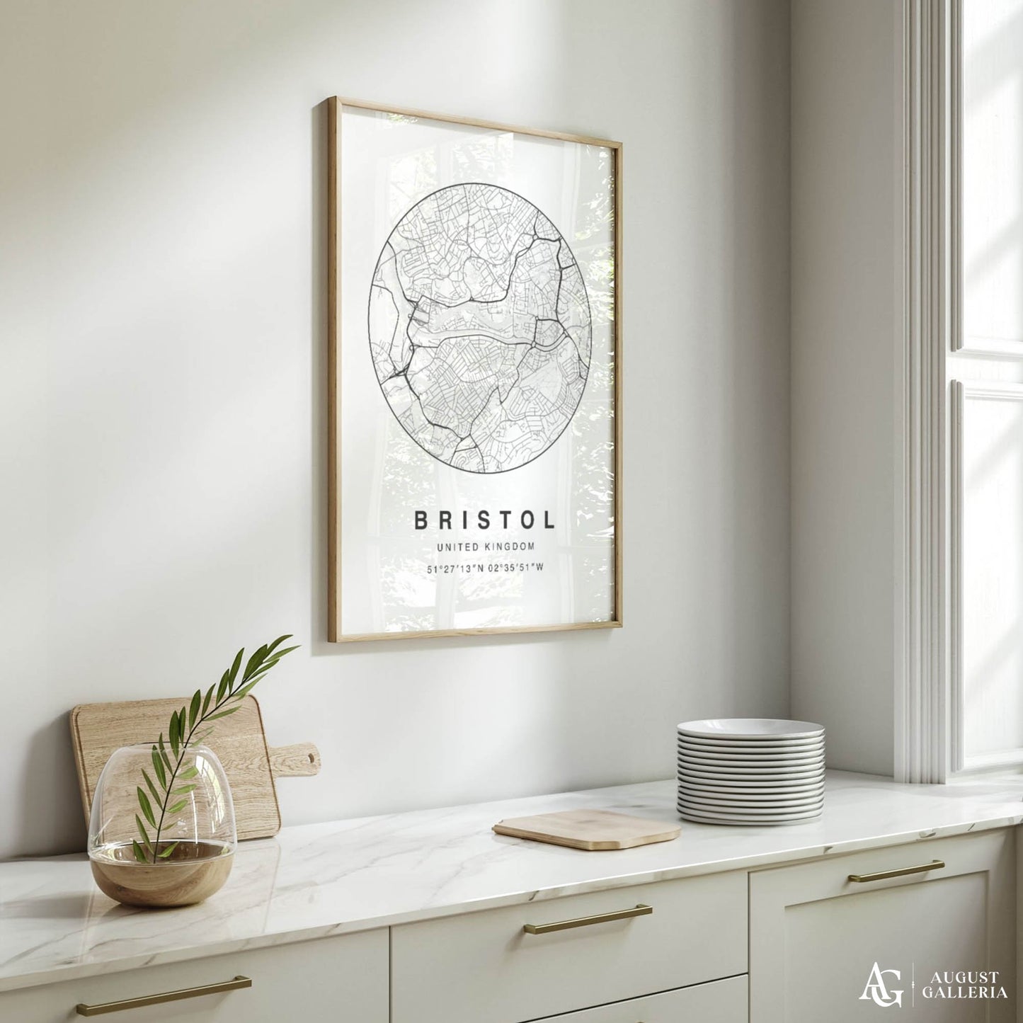 Bristol Minimalist Map