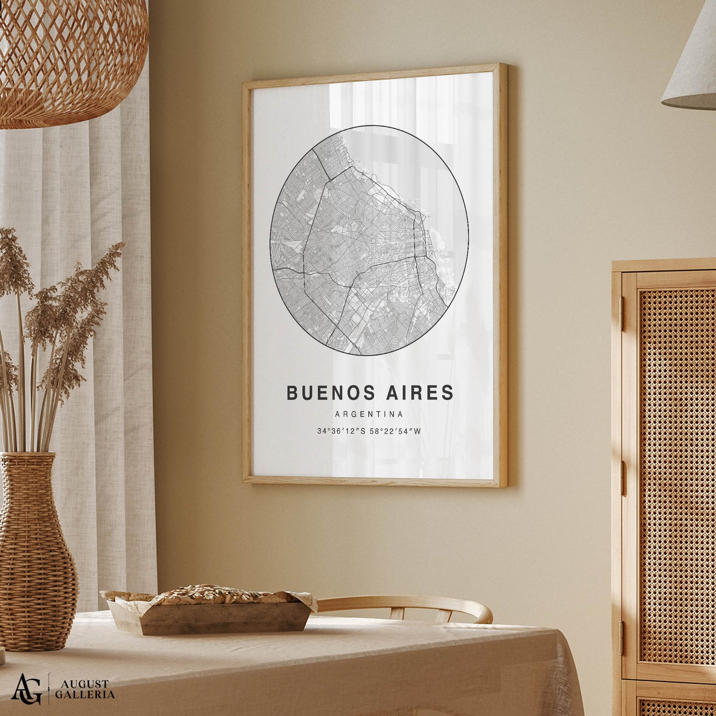 Buenos Aires Minimalist Map
