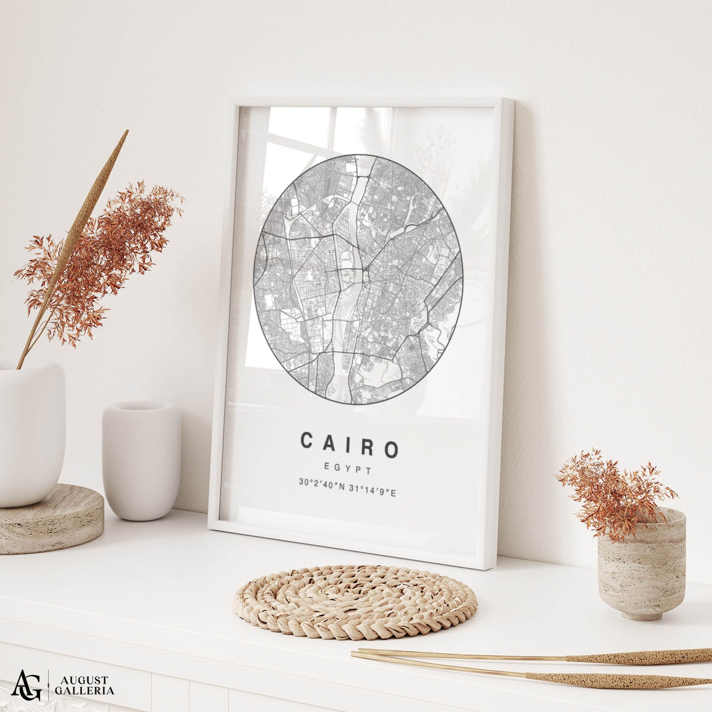 Cairo Minimalist Map