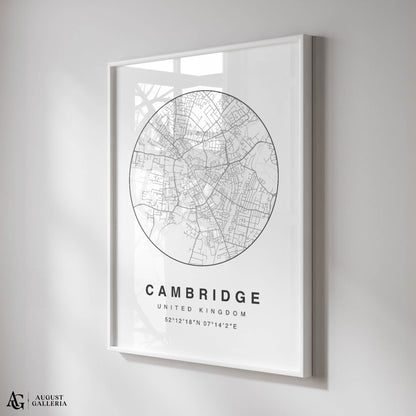 Cambridge Minimalist Map
