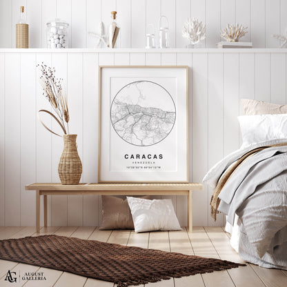 Caracas Minimalist Map