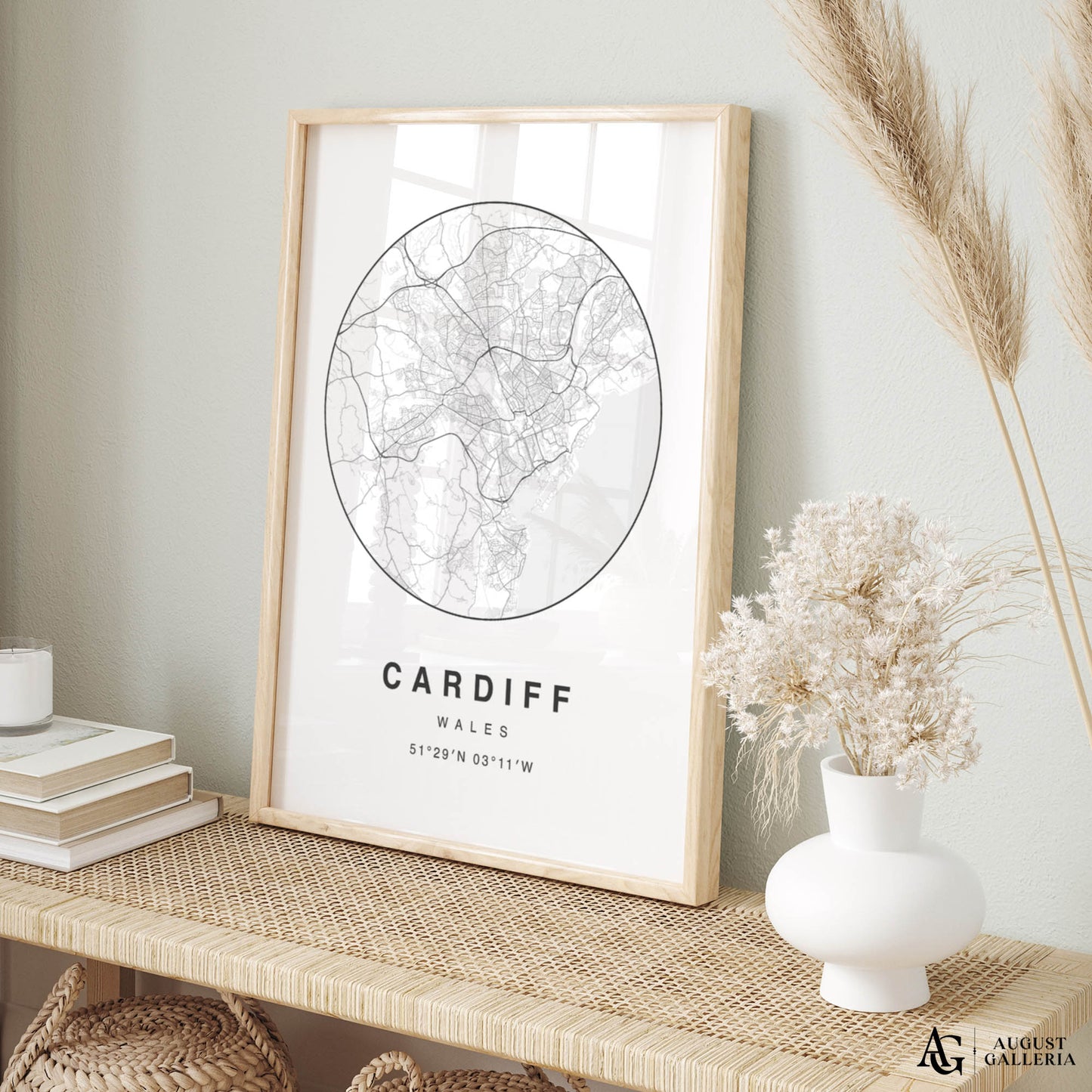 Cardiff Minimalist Map