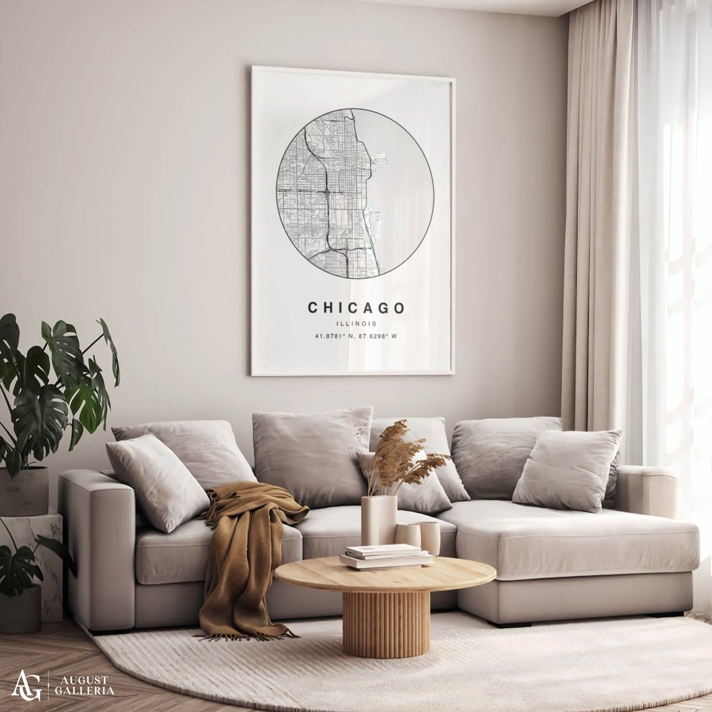 Chicago Minimalist Map