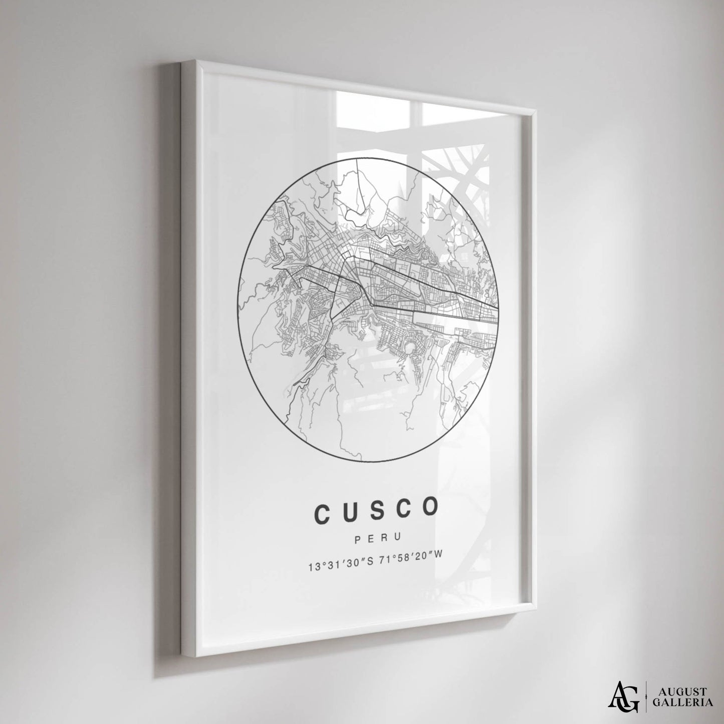 Cusco Minimalist Map