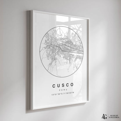 Cusco Minimalist Map