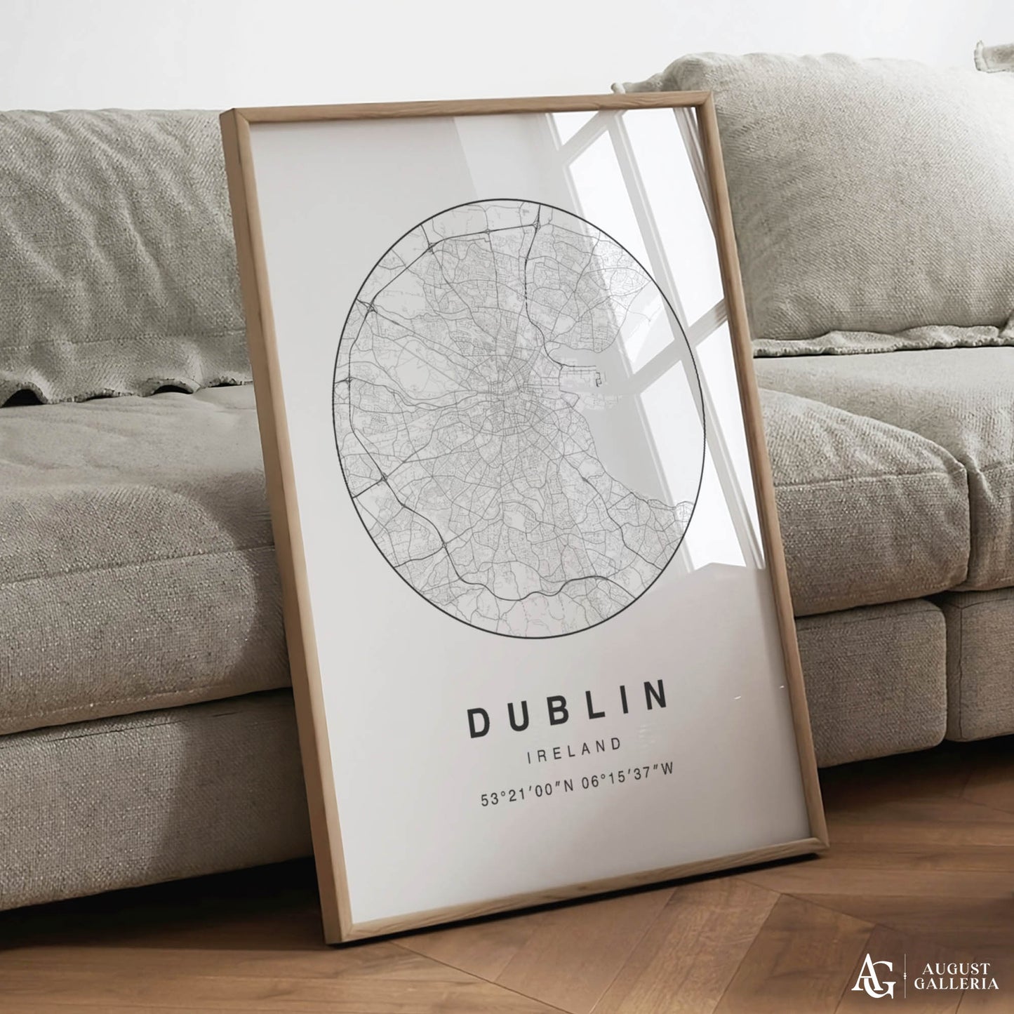 Dublin Minimalist Map