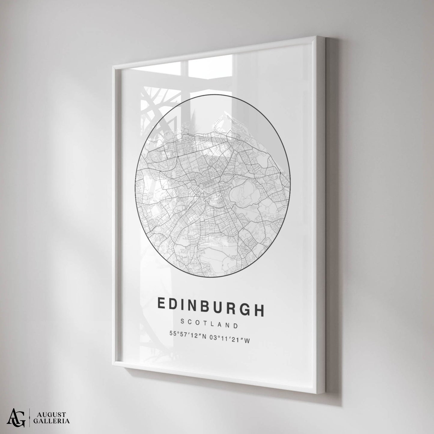 Edinburgh Minimalist Map