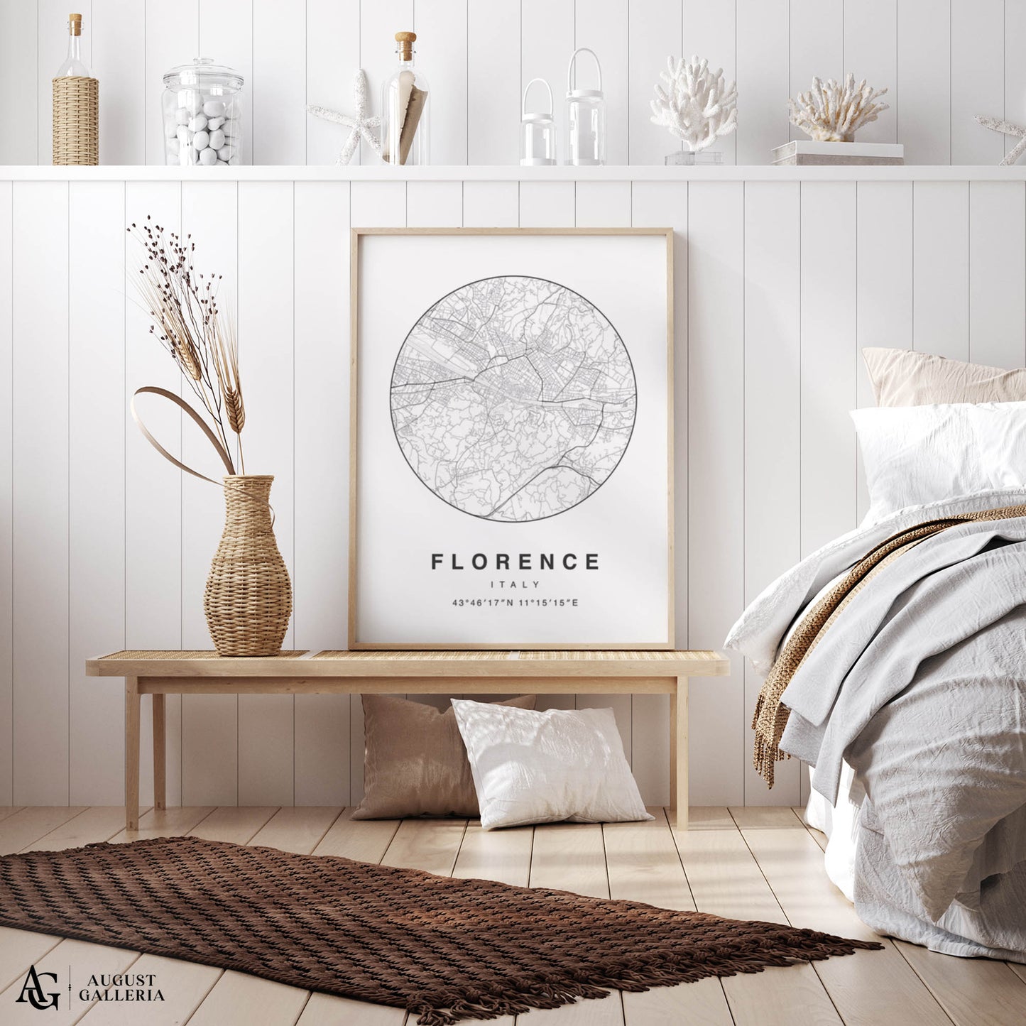 Florence Minimalist Map
