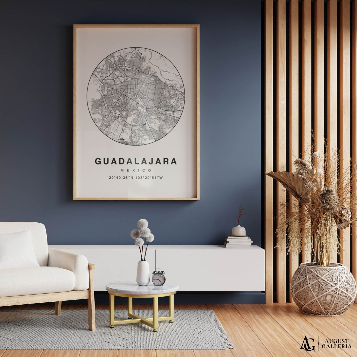 Guadalajara Minimalist Map