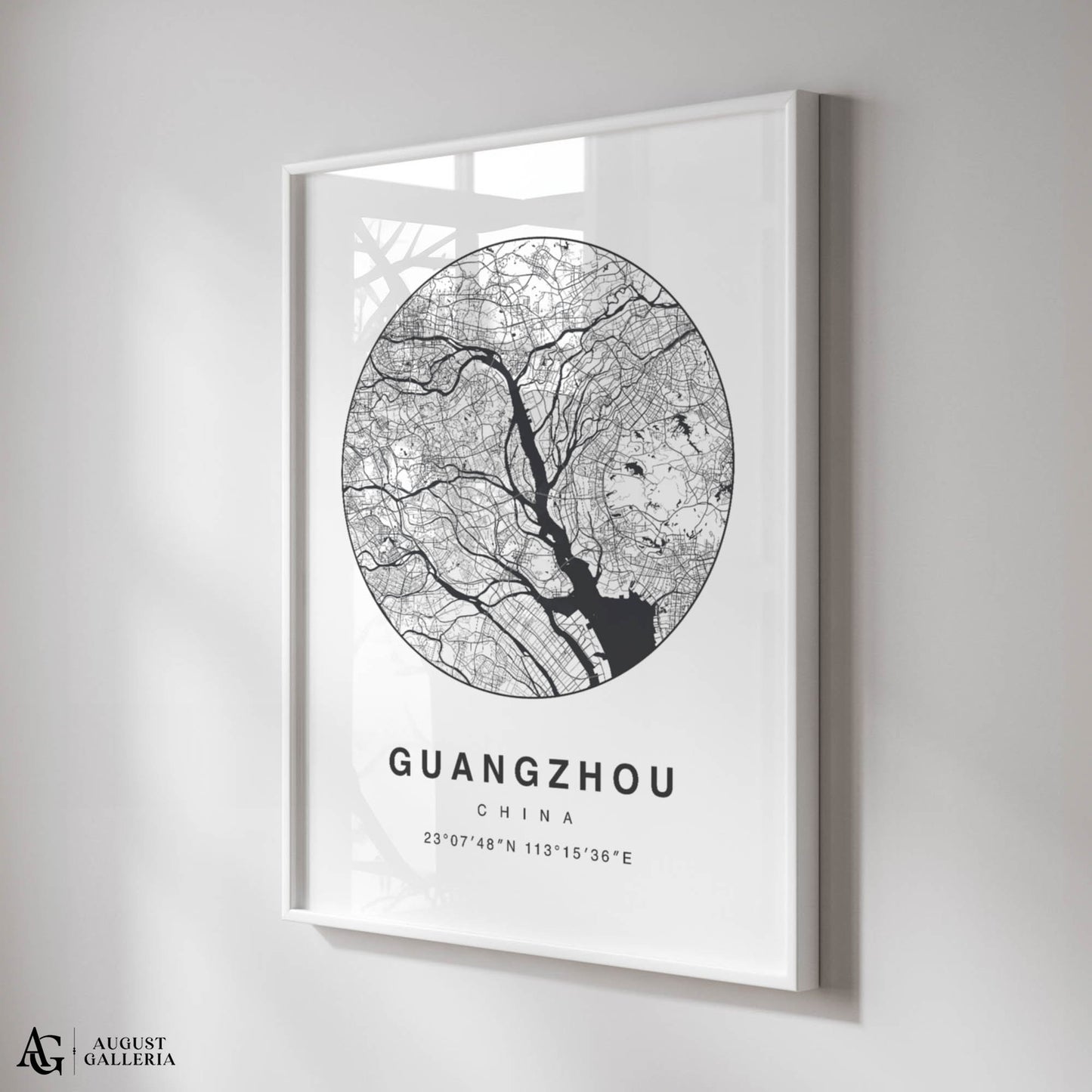 Guangzhou Minimalist Map