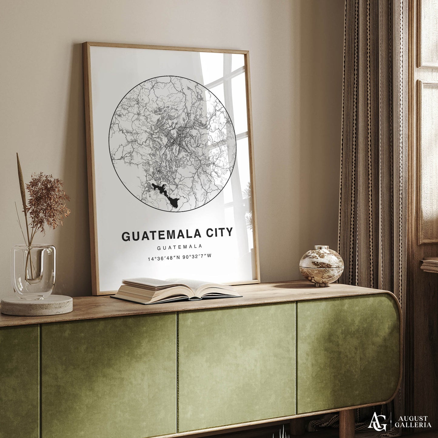 Guatemala City Minimalist Map